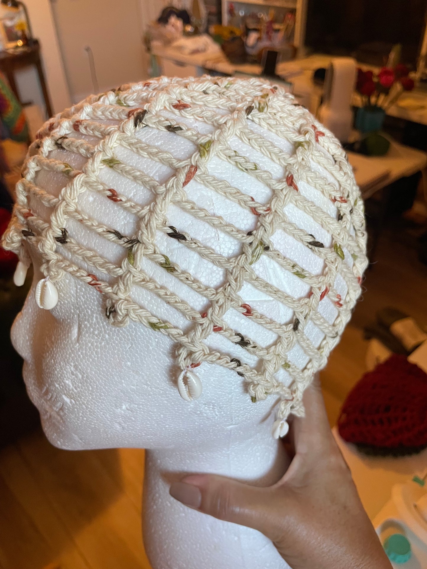 Mesh Shell Hat