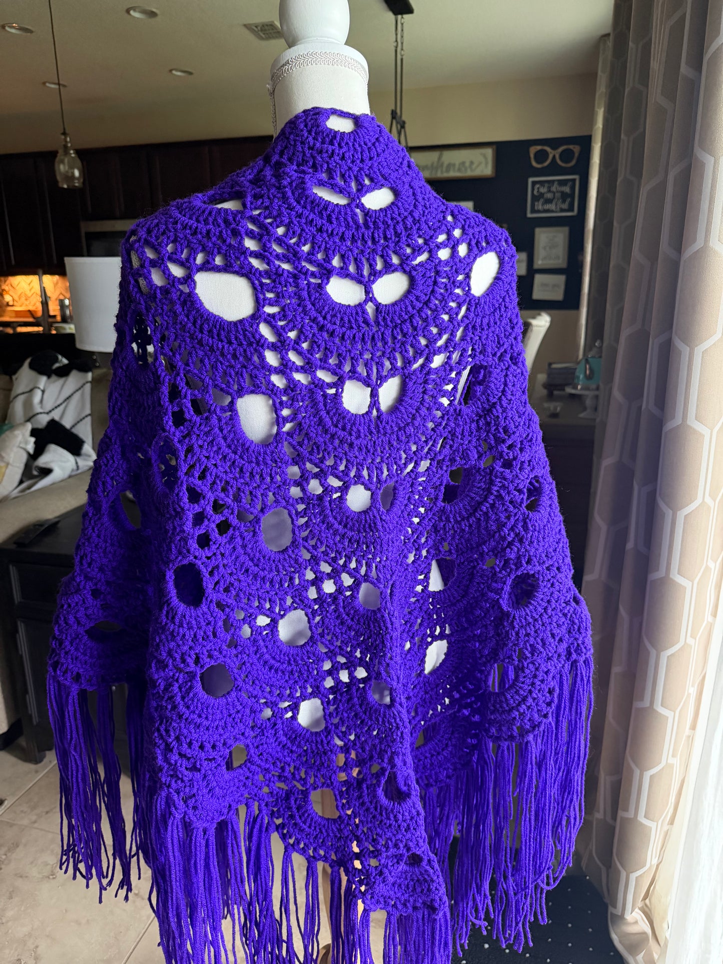 D1-Purple Shawl