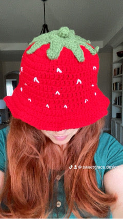 Strawberry Bucket Hat