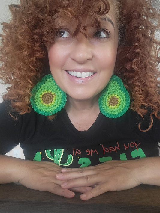 E4-Avocado Earrings