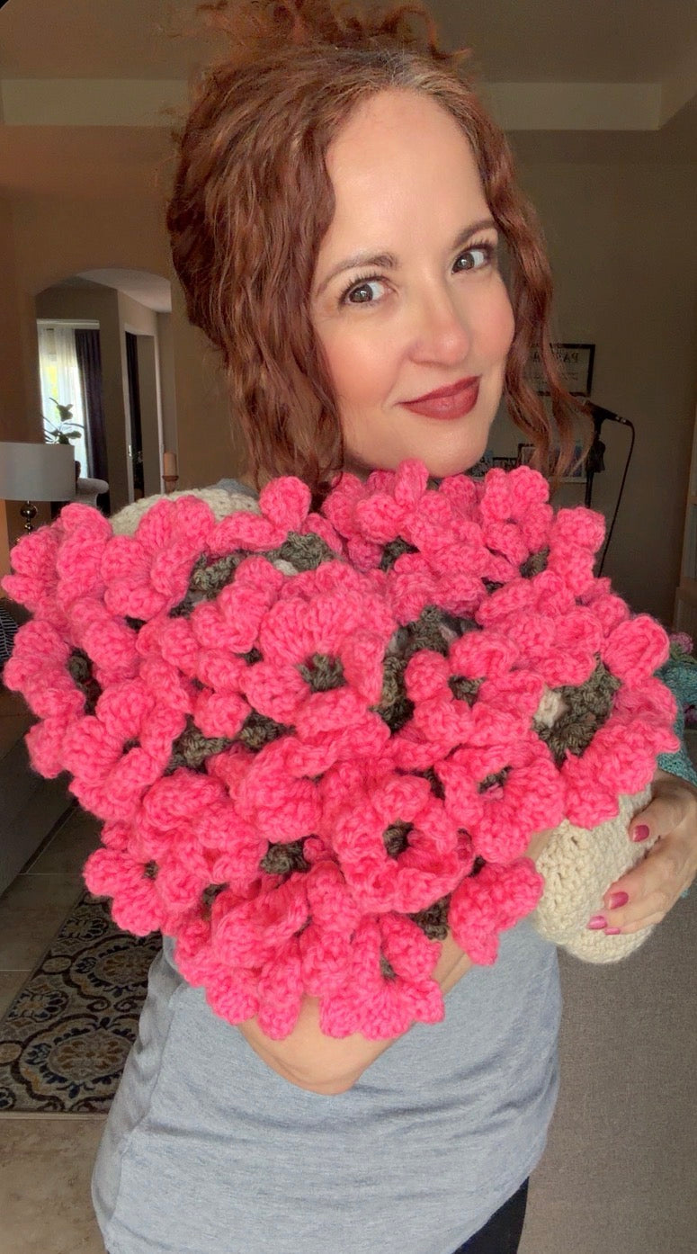 Hydrangea Bouquet Blanket