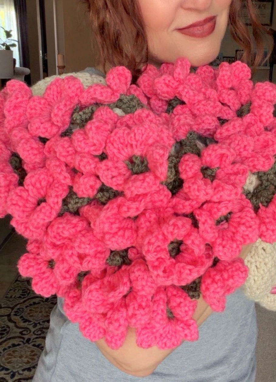 Hydrangea Bouquet Blanket