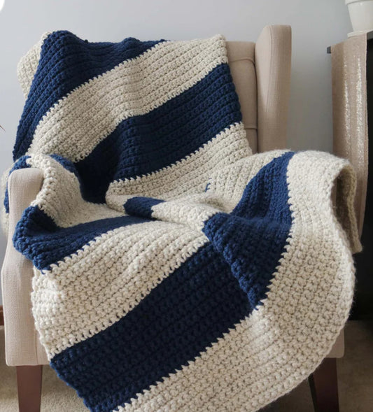 Stripe Blanket in Acrylic