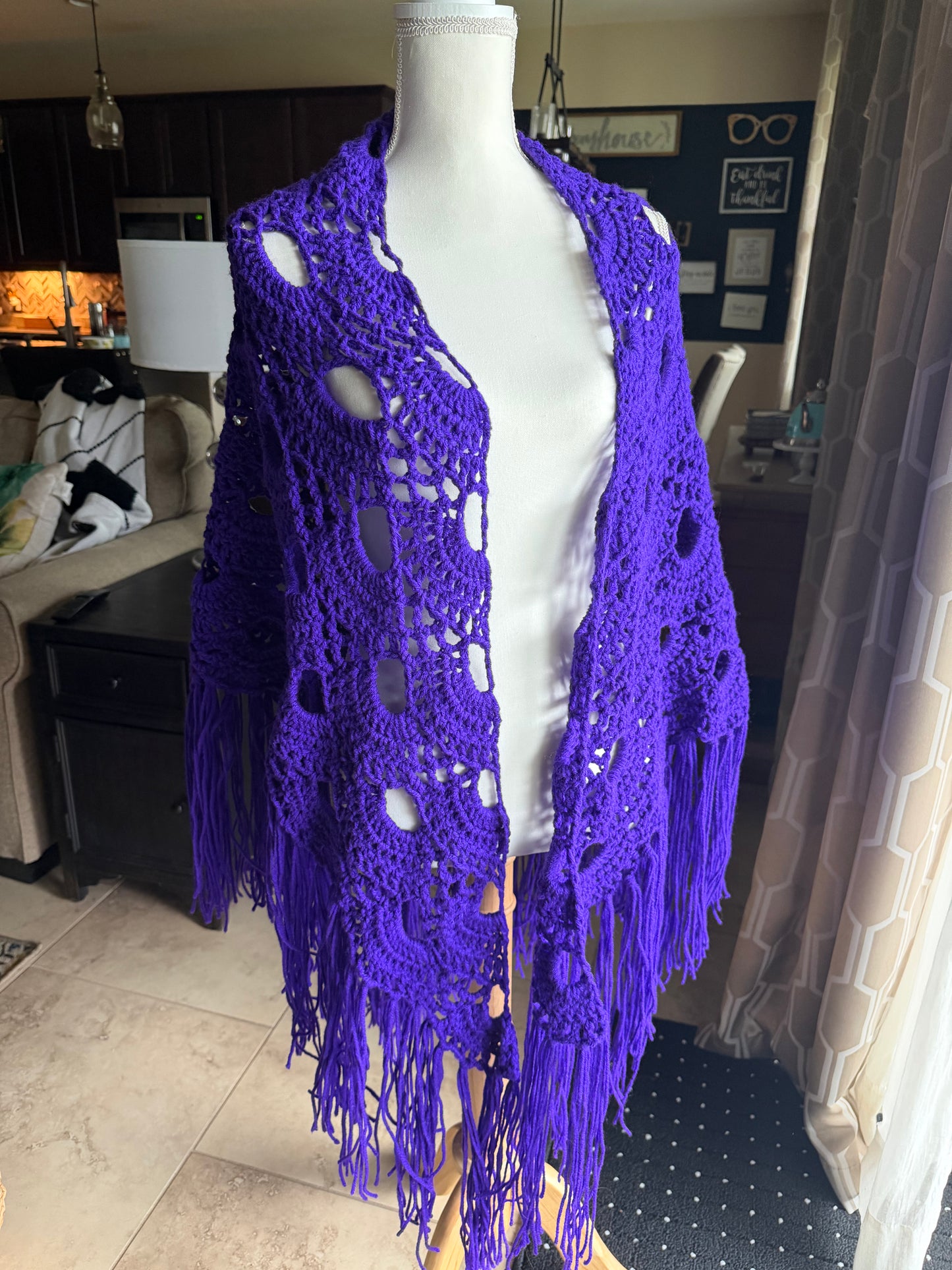 D1-Purple Shawl