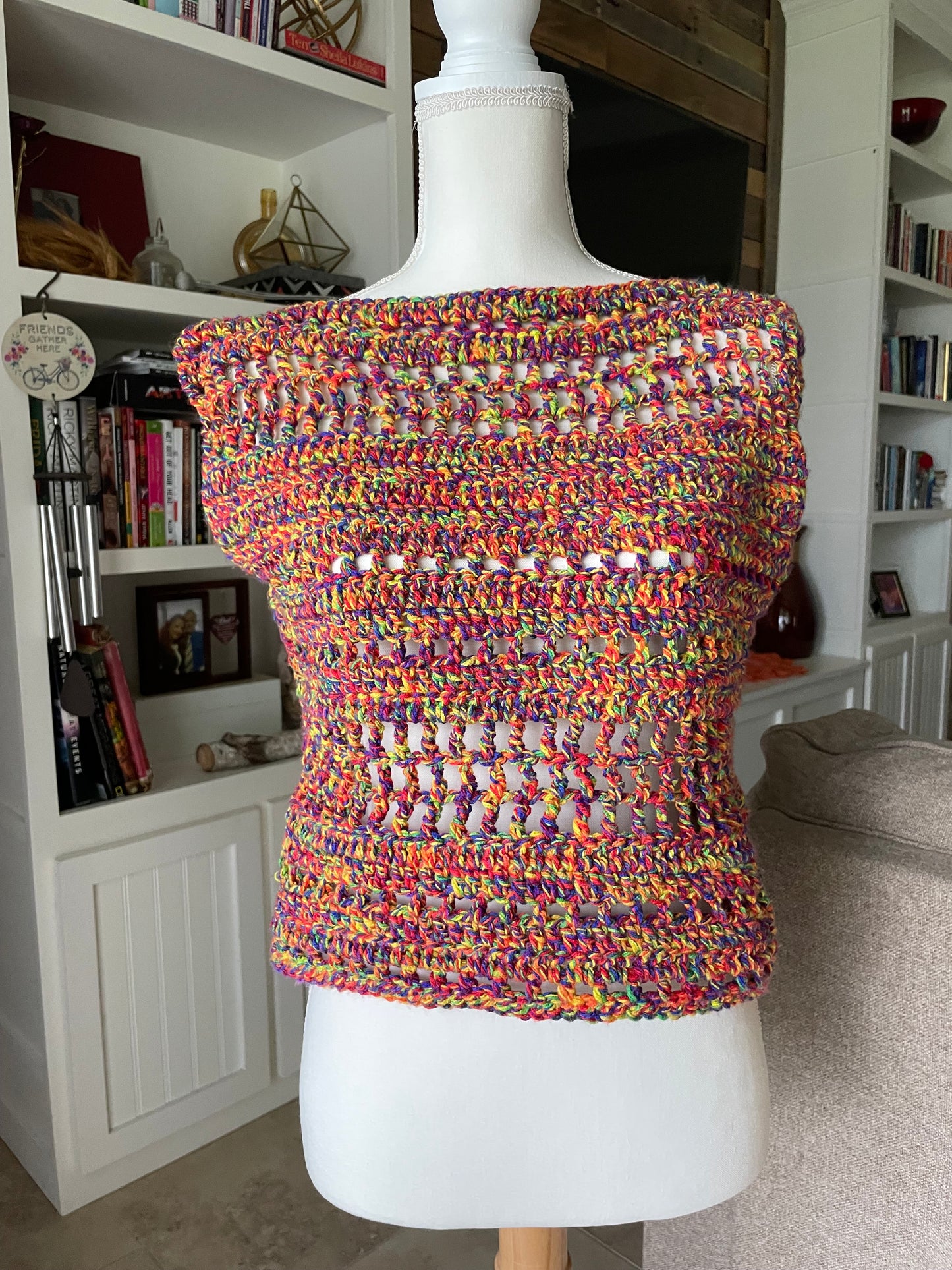 5-Mosaic Crochet Top- PATTERN