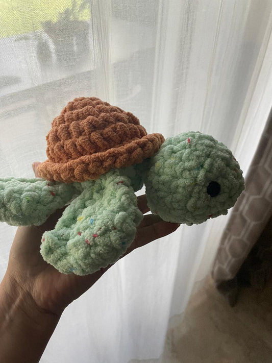 Small Brown Turtle Plushie